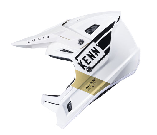 Decade Full Face Helmet - White/Gold